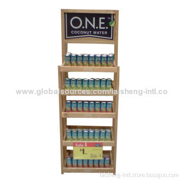 Wooden Drink and Beverage Display Stands